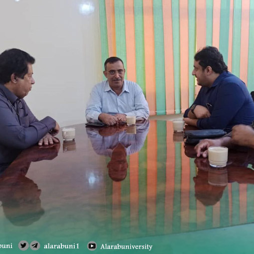 رئيس الجامعة يستقبل مدير مؤسسة حضرموت تنمية بشرية