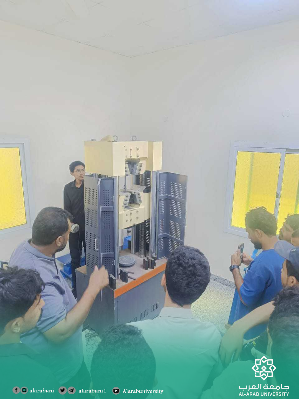 🏗️ في الهندسة المدنية… التميّز يبدأ من المختبر